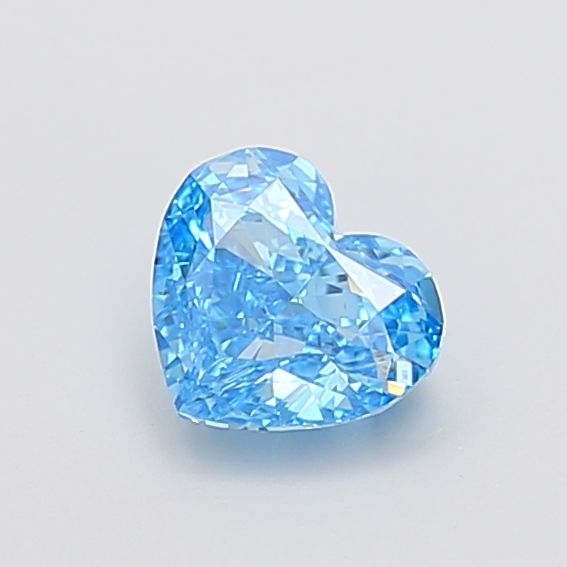 1.05 CT Fancy Vivid Blue HEART