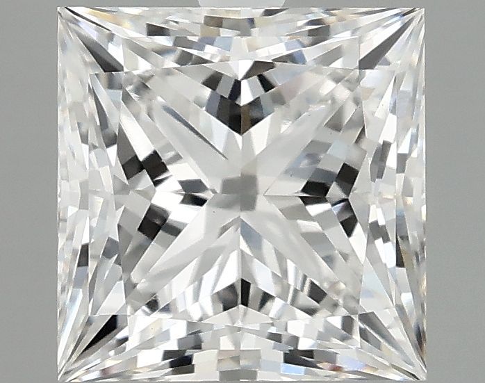 2.10 ct. princess Lab Grown Diamond front image