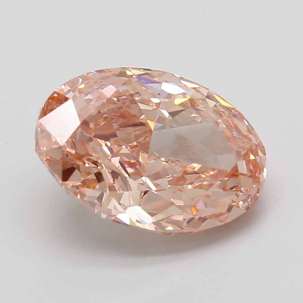 6.08 ct. oval Lab Grown Diamond front image