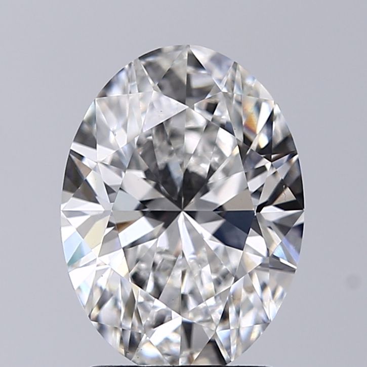 2.01 ct. oval Lab Grown Diamond front image