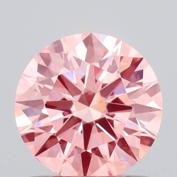 1.0 CT Fancy Vivid Pink ROUND