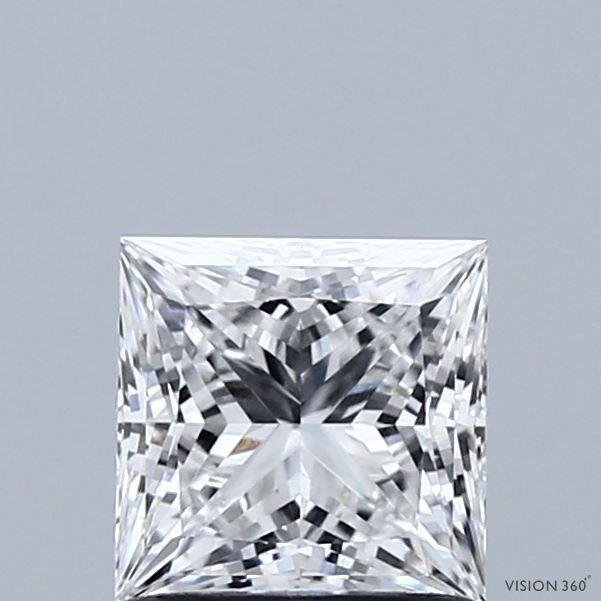 1.10 ct. princess Lab Grown Diamond front image