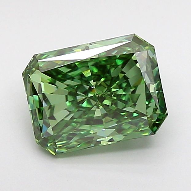 1.27 CT Fancy Vivid Green RADIANT