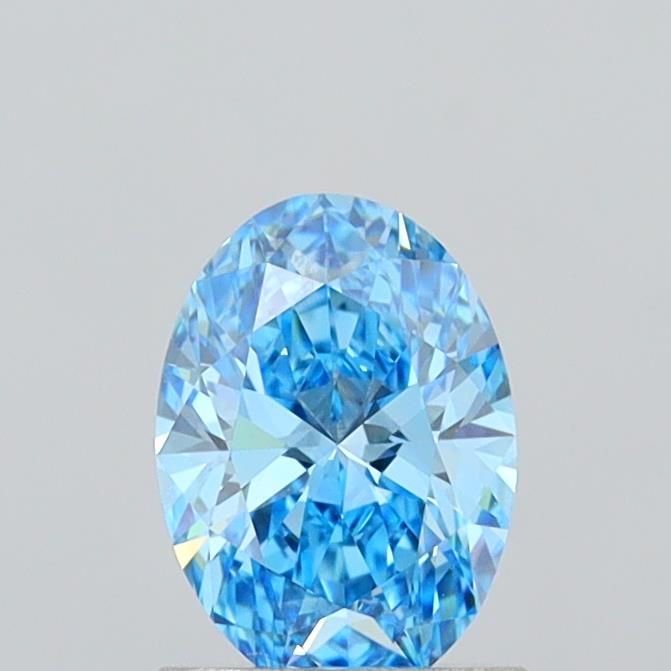 1.09 CT Fancy Vivid Blue OVAL