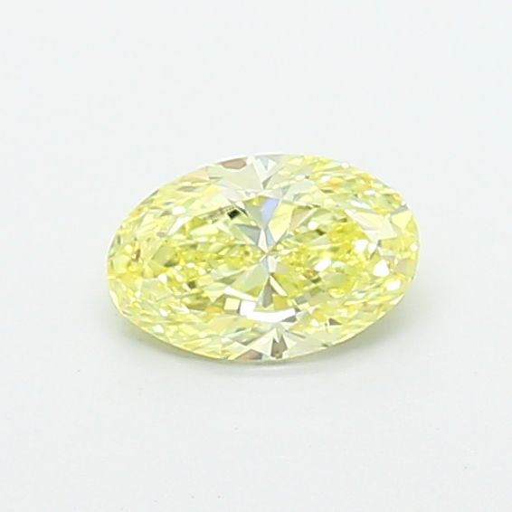 0.65 CT Fancy Yellow OVAL