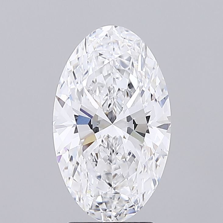 3.01 ct. oval Lab Grown Diamond front image