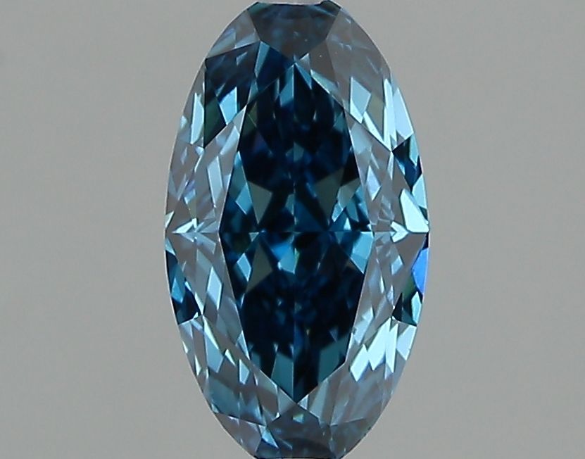 1.41 CT Fancy Vivid Blue OVAL
