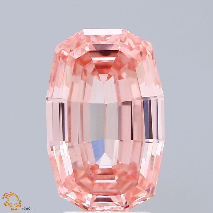 4.08 ct lab-grown Cushion Diamond
