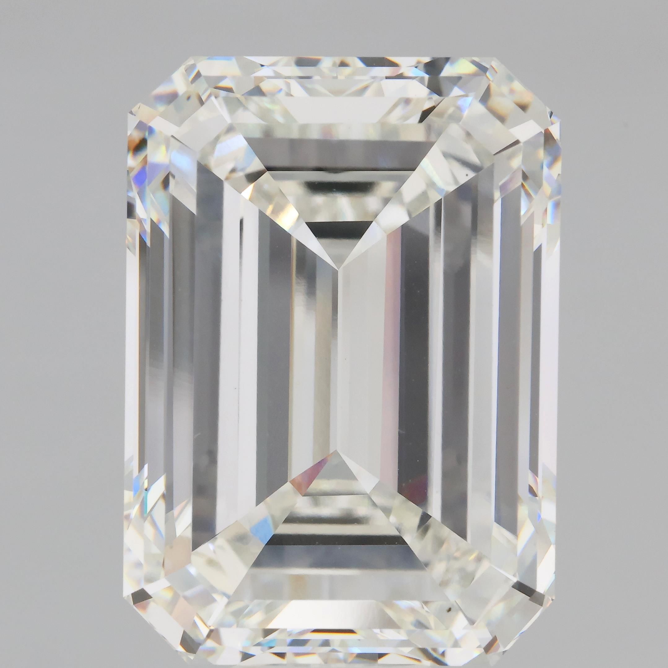 20.04 ct. emerald Lab Grown Diamond front image