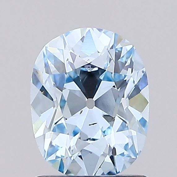 1.16 CT Fancy Intense Blue CUSHION BRILLIANT