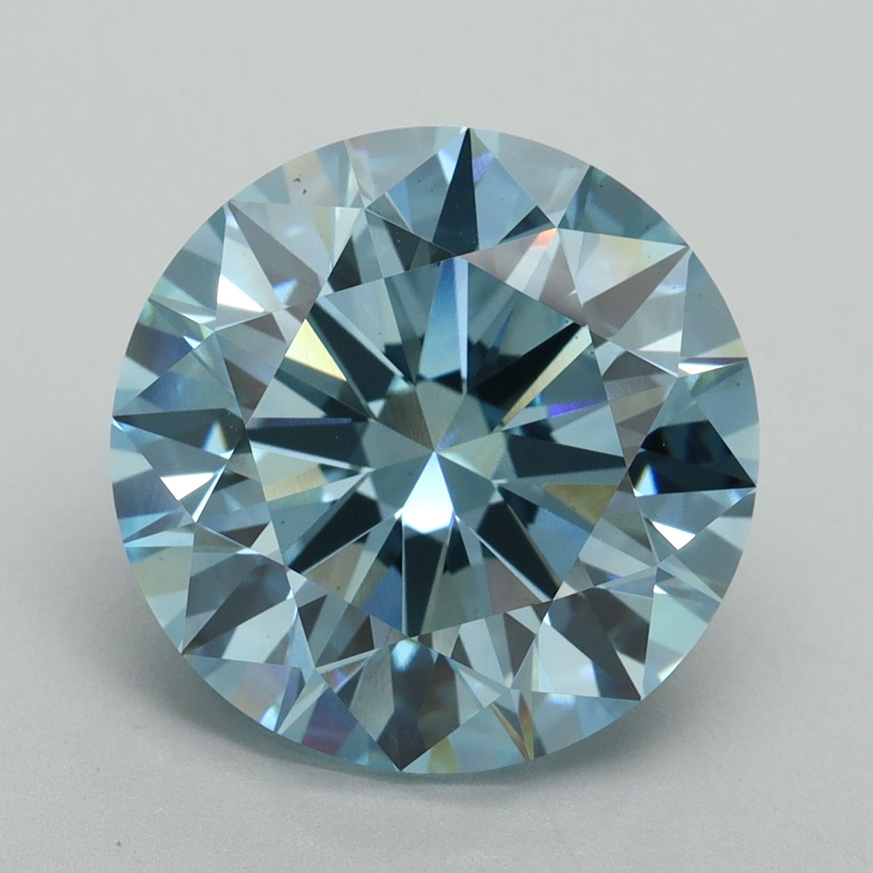 7.05 ct. round Lab Grown Diamond front image