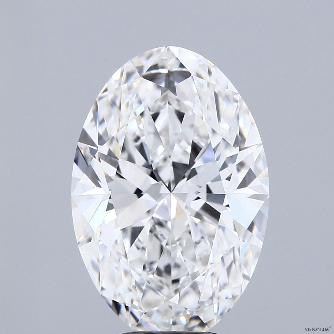 6.08 ct. oval Lab Grown Diamond front image