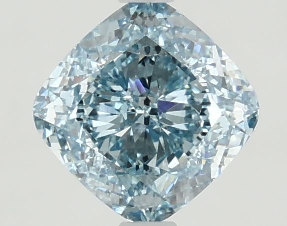 1.23 CT Fancy Vivid Blue CUSHION MODIFIED