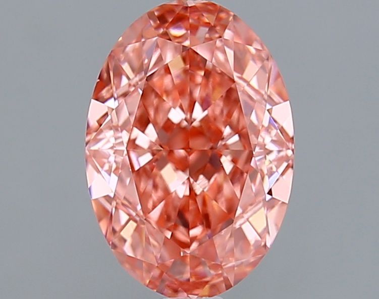 2.10 ct. oval Lab Grown Diamond front image