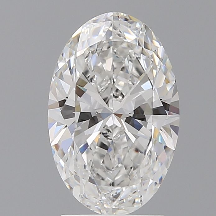 2.60 ct. oval Lab Grown Diamond front image