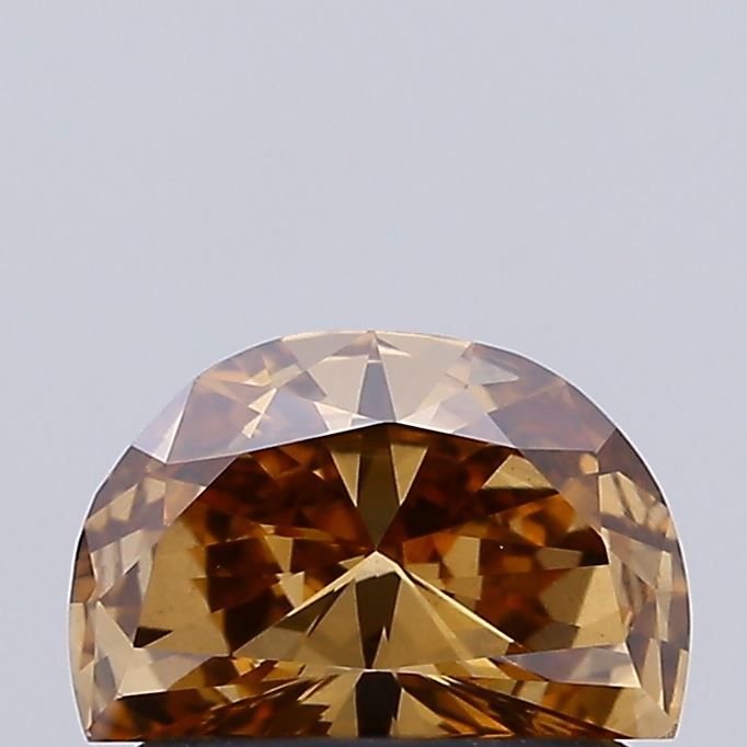 0.72 CT Fancy Brown HALF MOON