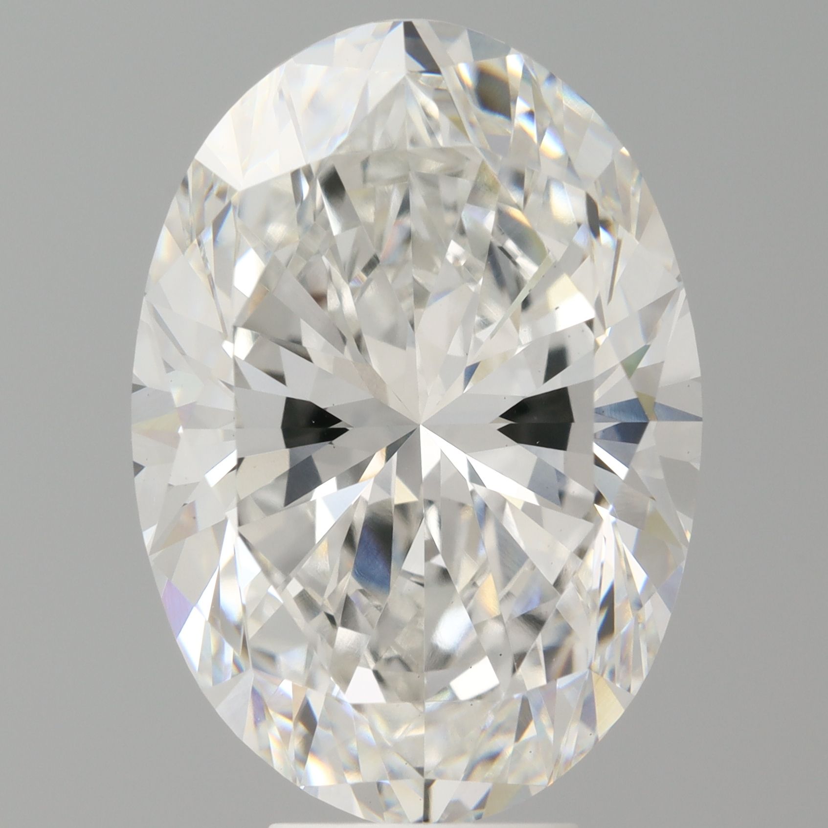 7.57 ct. oval Lab Grown Diamond front image
