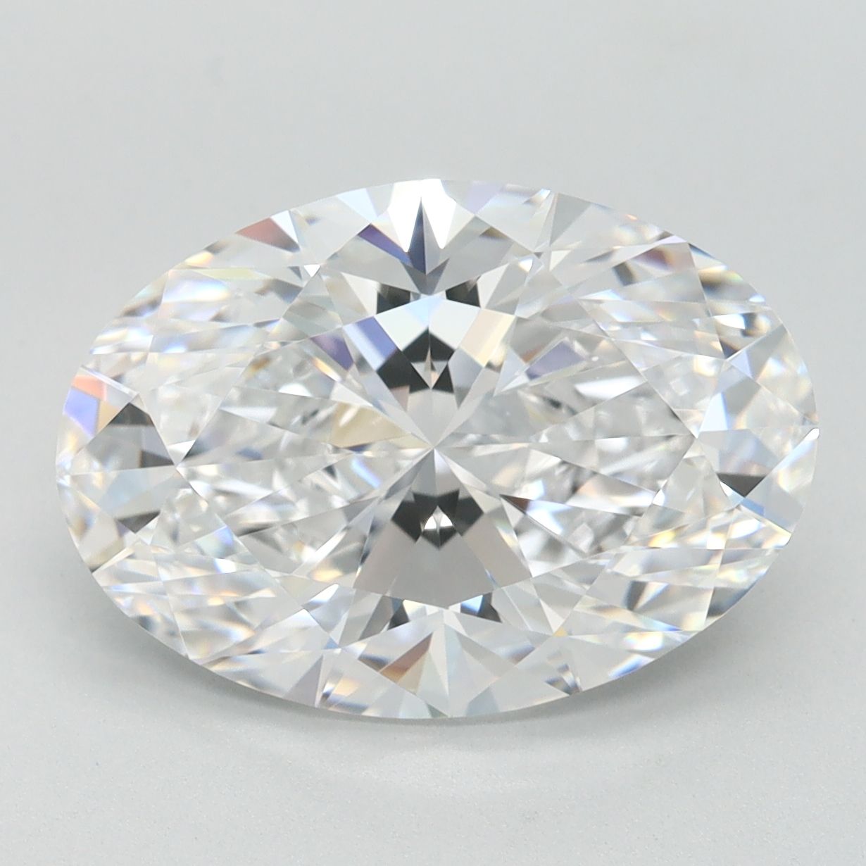 4.20 ct. oval Lab Grown Diamond front image