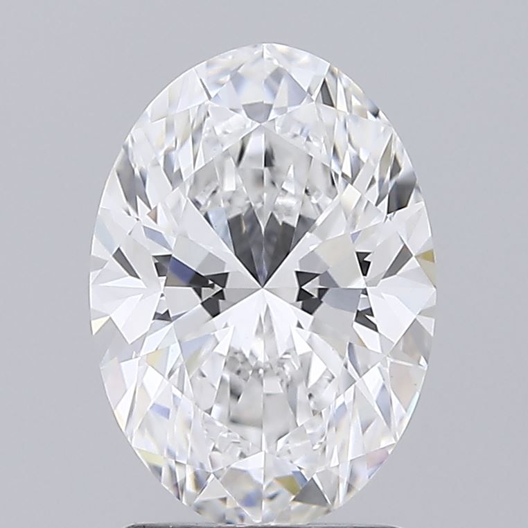 2.01 ct. oval Lab Grown Diamond front image