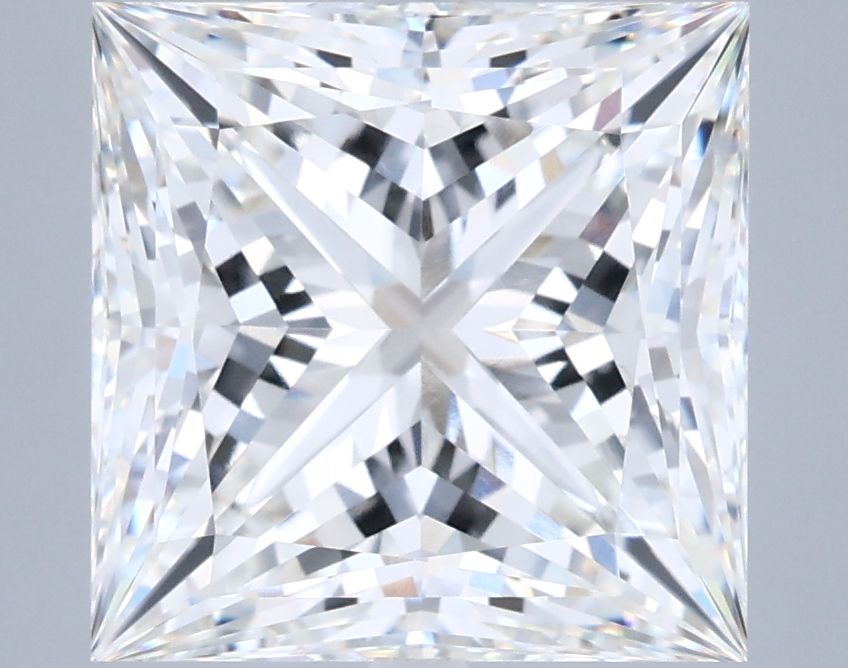5.55 ct. princess Lab Grown Diamond front image