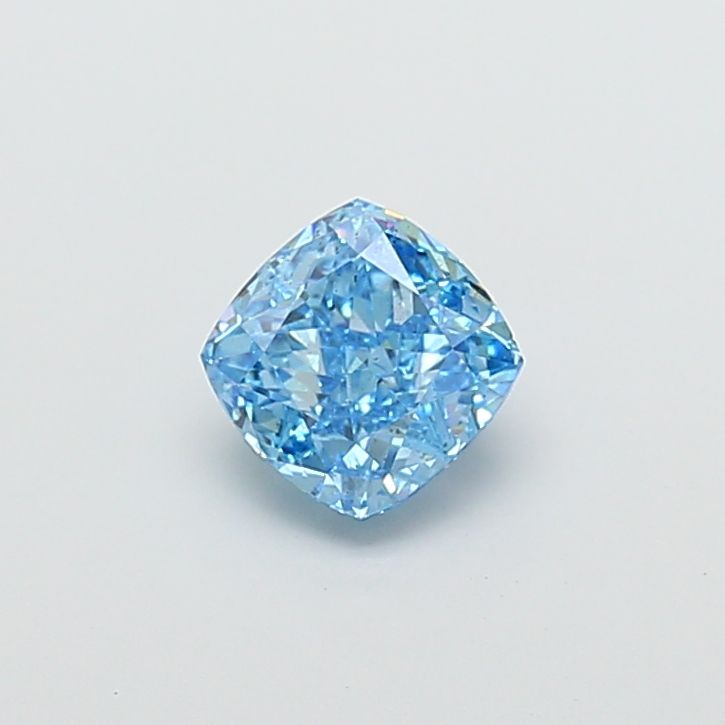 2.01 CT Fancy Vivid Blue CUSHION MODIFIED