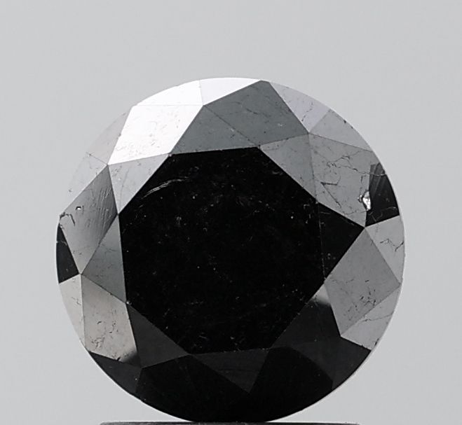 Diament 2.67 ct Fancy Black/VS2