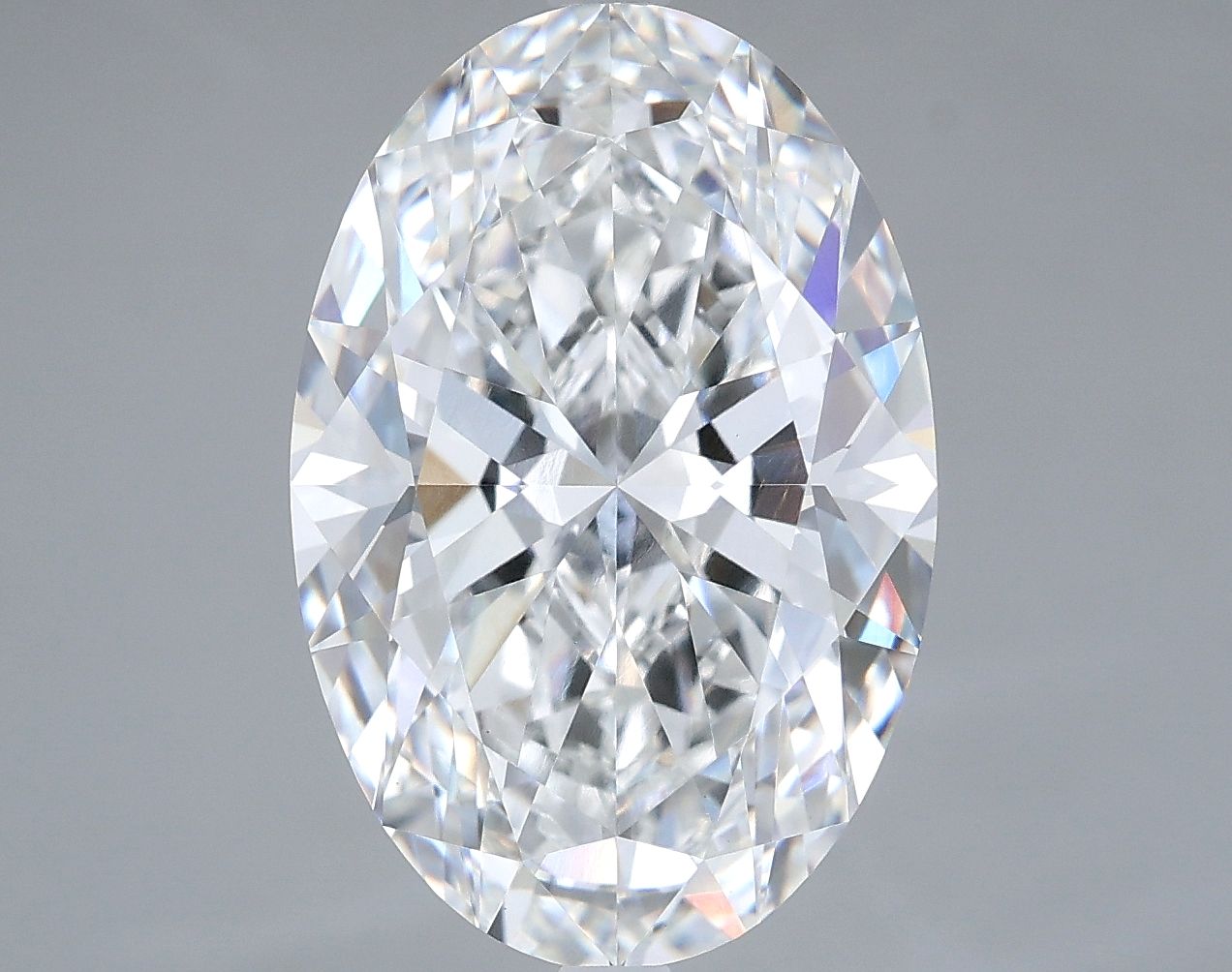 6.07 ct. oval Lab Grown Diamond front image
