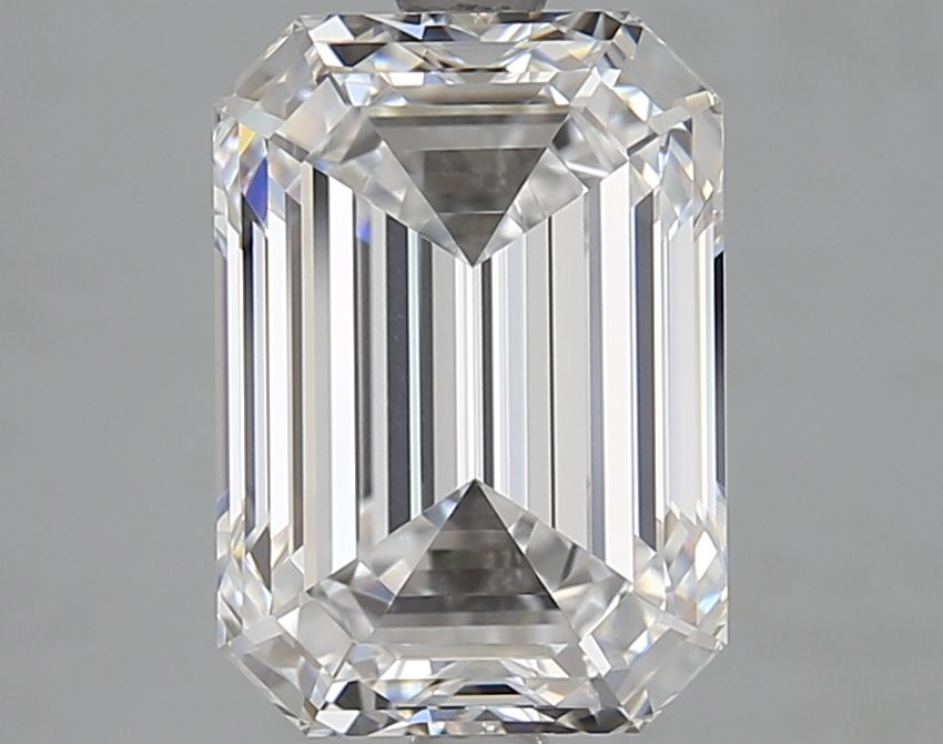 Diamant Émeraude 4.03 ct - Couleur D - Pureté VVS1