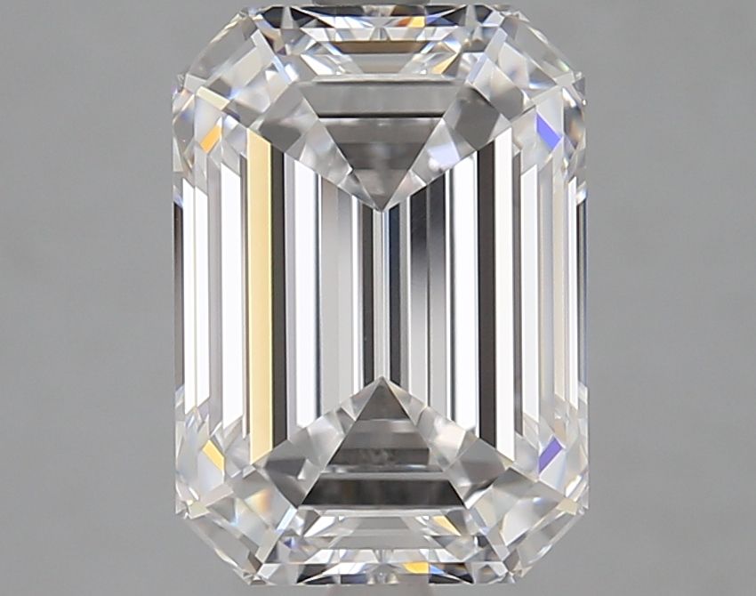 Diamant Émeraude 4.03 ct - Couleur D - Pureté VVS1