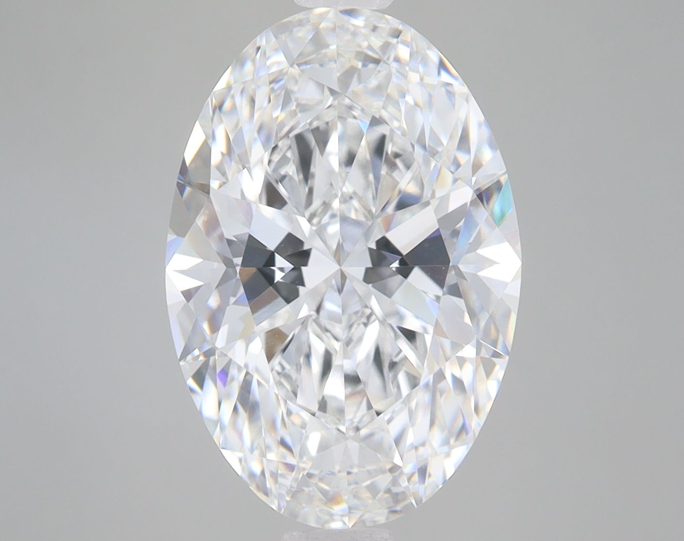 5.80 ct. oval Lab Grown Diamond front image