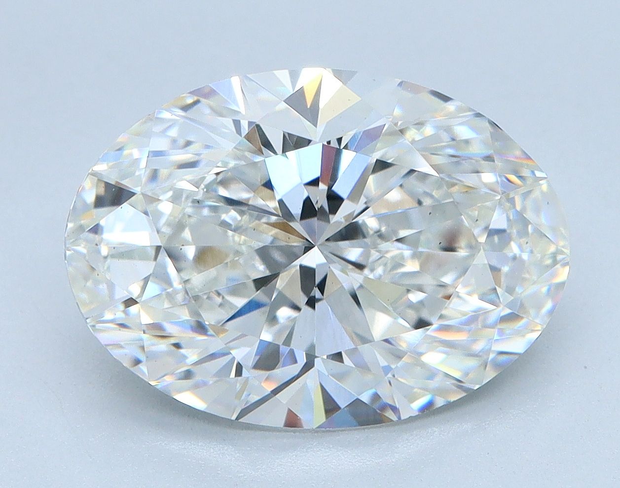 4.22 ct. oval Lab Grown Diamond front image