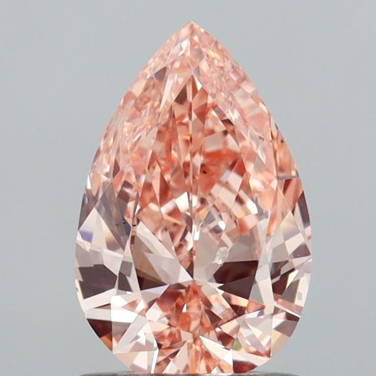 1.0 CT Fancy Pinkish Brown PEAR