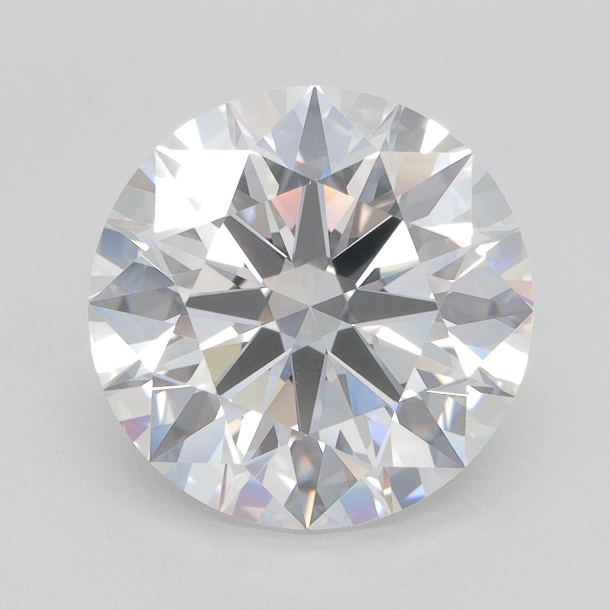 5.54 ct. round Lab Grown Diamond front image
