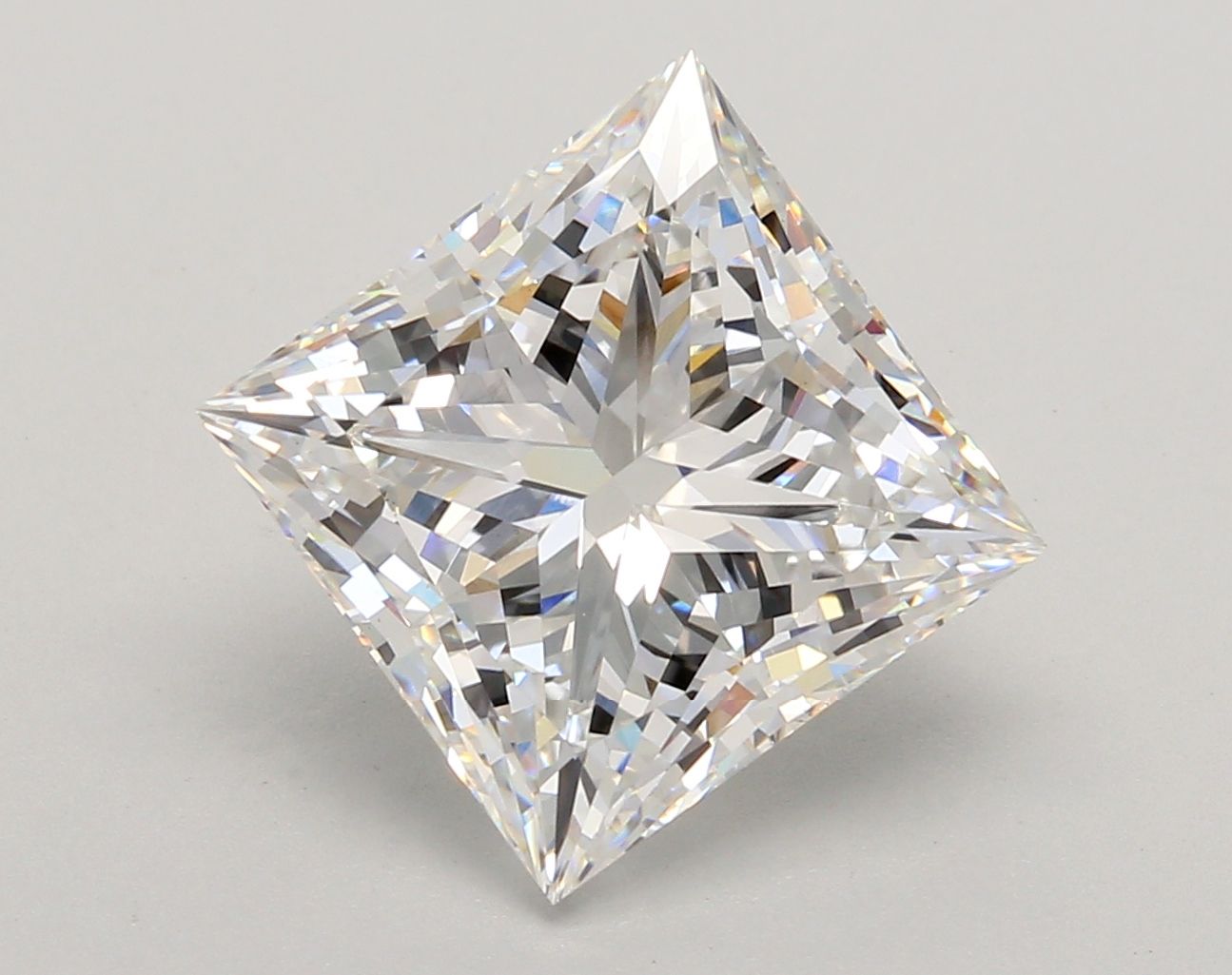 6.07 ct. princess Lab Grown Diamond front image