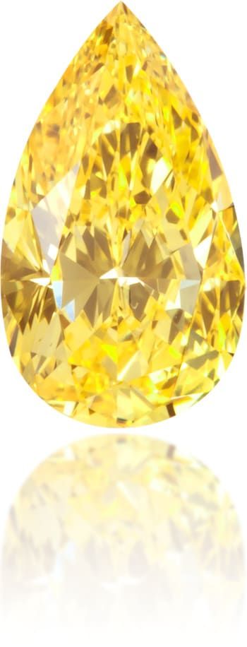 Diament 0.37 ct Fancy Vivid Yellow/SI1
