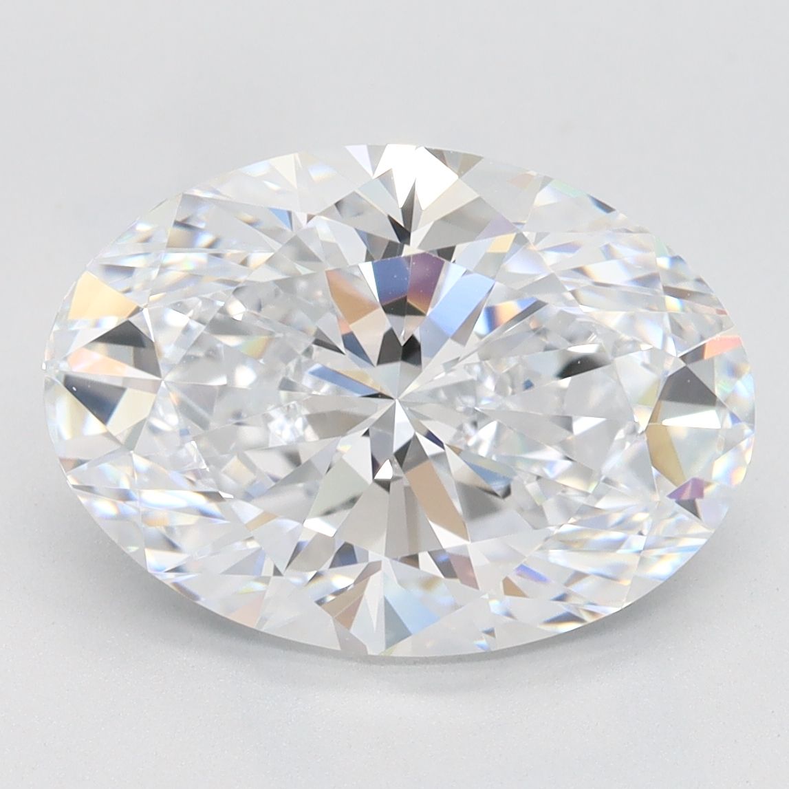 4.09 ct. oval Lab Grown Diamond front image