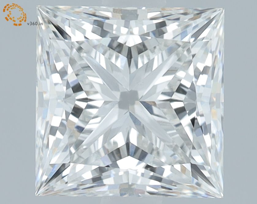 1.76 ct. princess Lab Grown Diamond front image