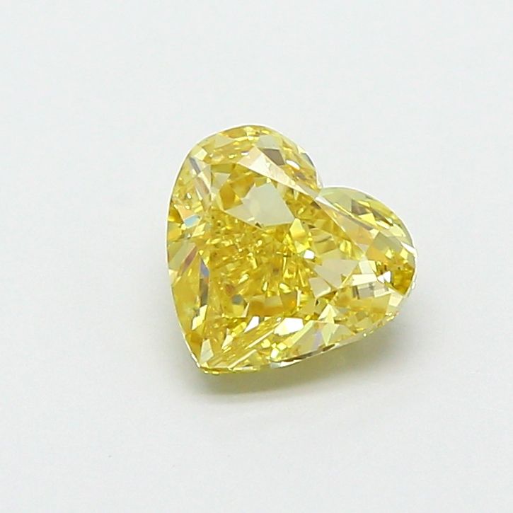 1.0 CT Fancy Intense Yellow HEART