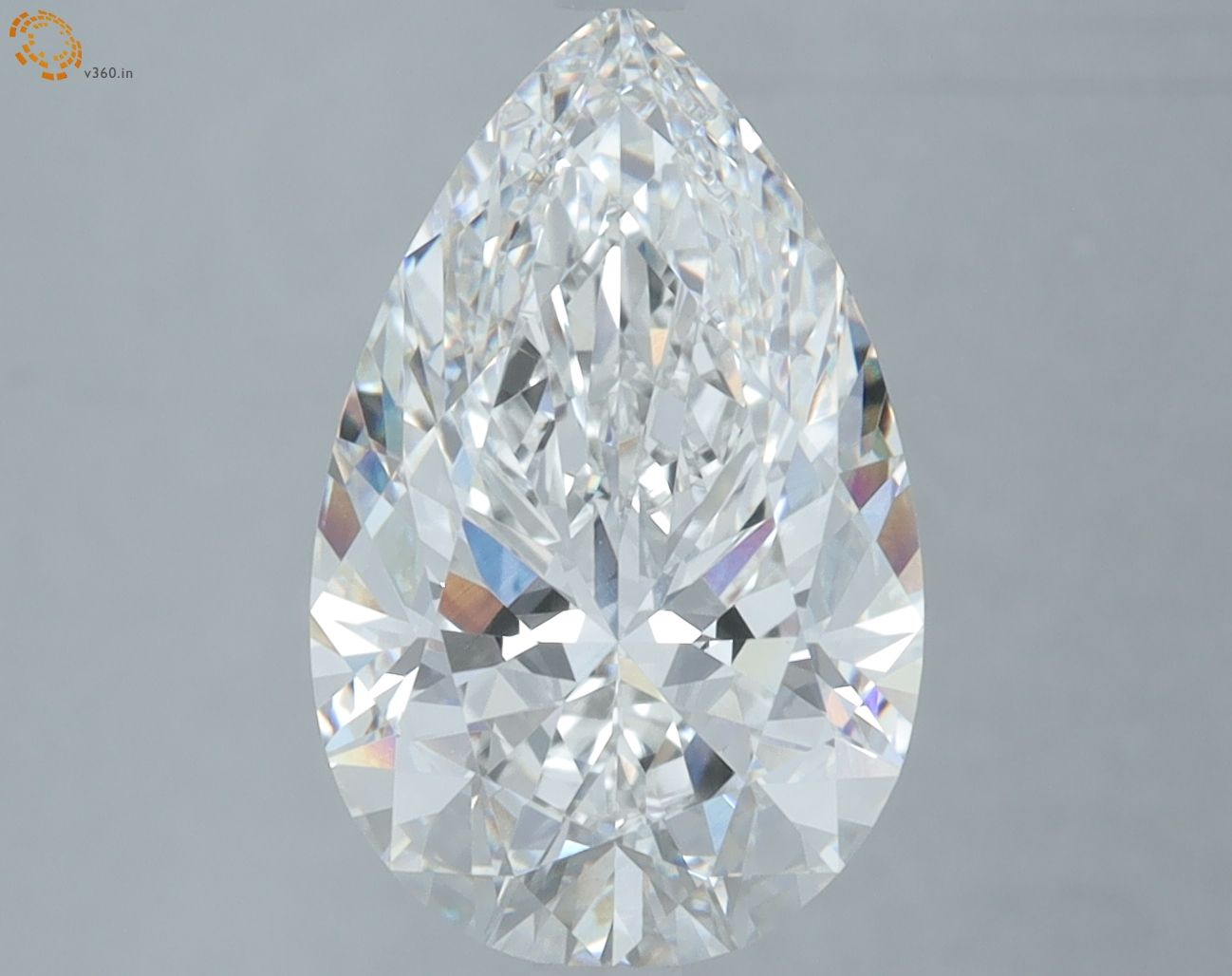 4.09 ct. pear Lab Grown Diamond front image