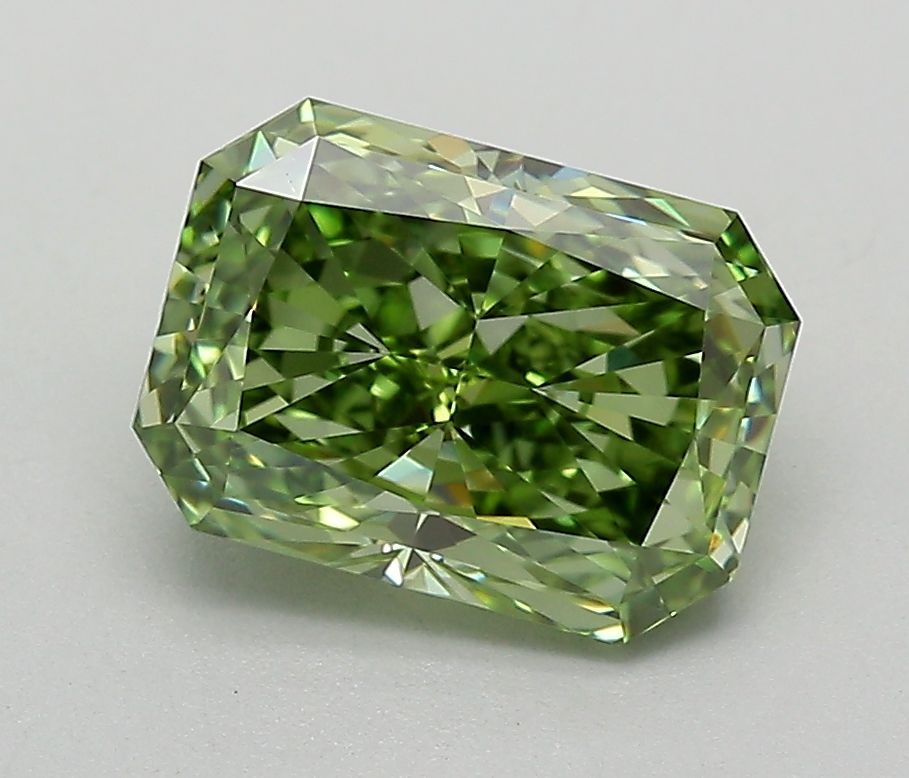 1.57 CT Fancy Vivid Green RADIANT