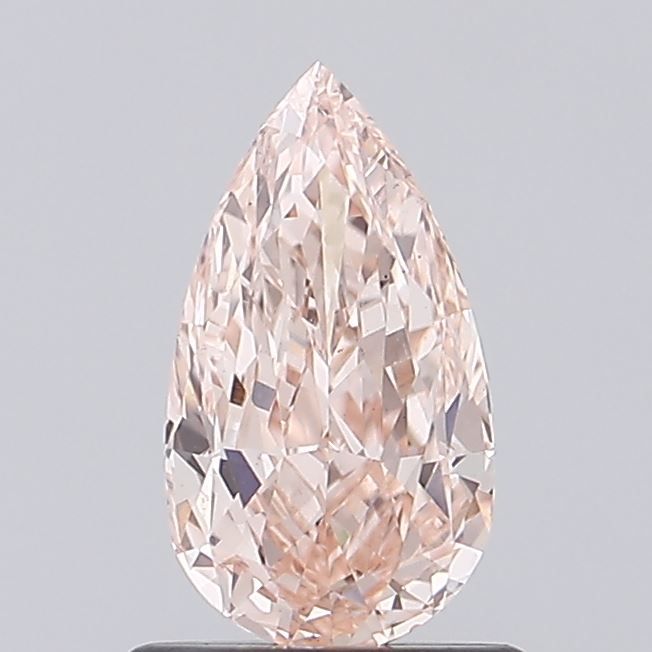 1.02 CT Fancy Pinkish Orange PEAR