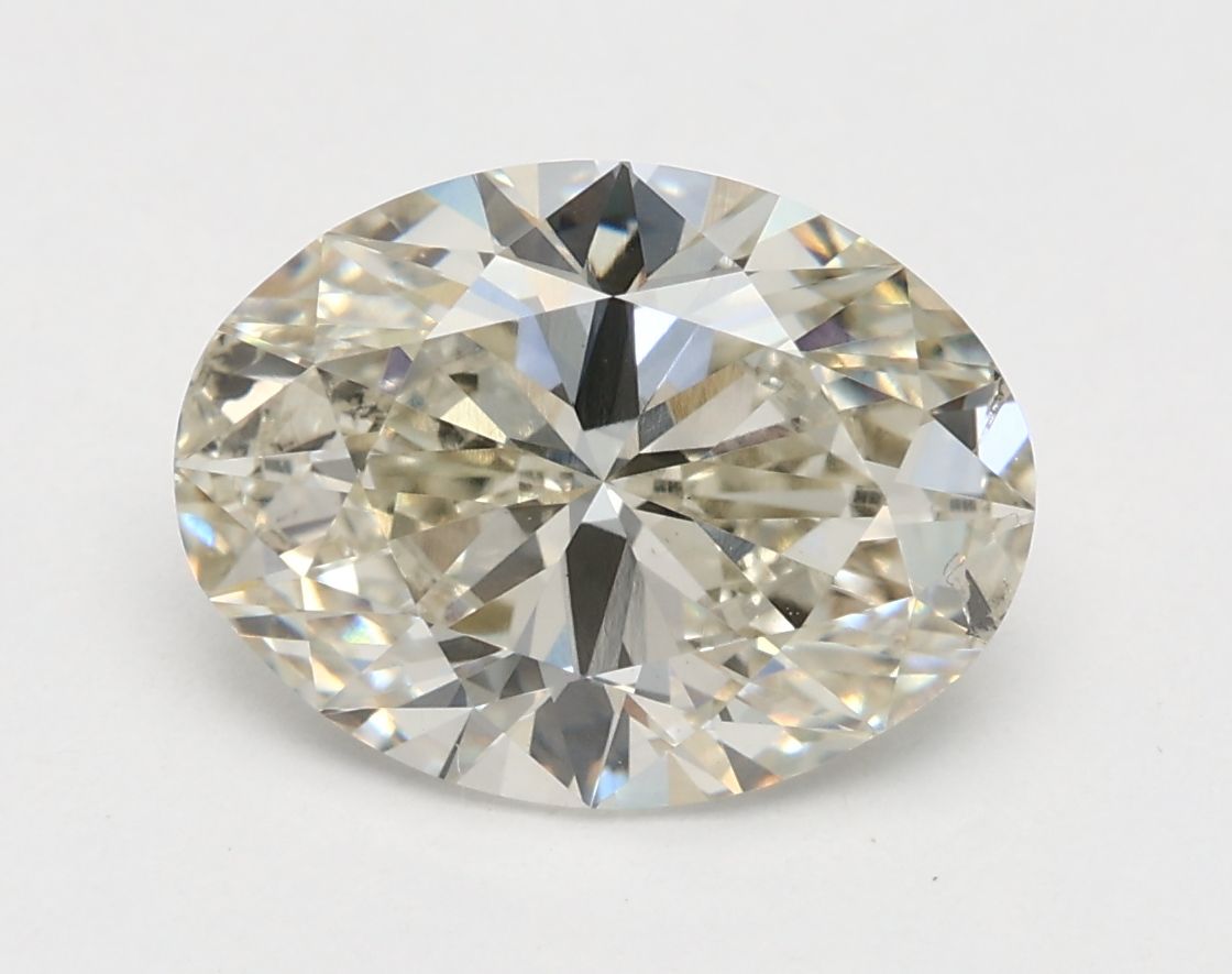 2.10 ct. oval Lab Grown Diamond front image