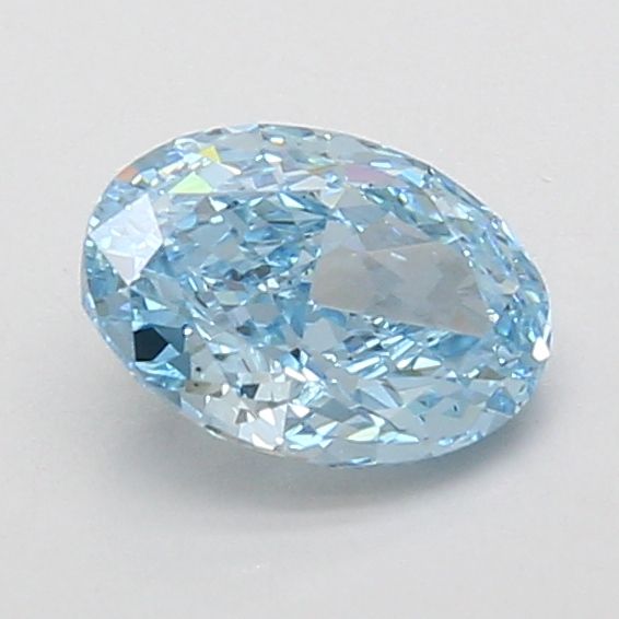 1.09 CT Fancy Vivid Blue OVAL