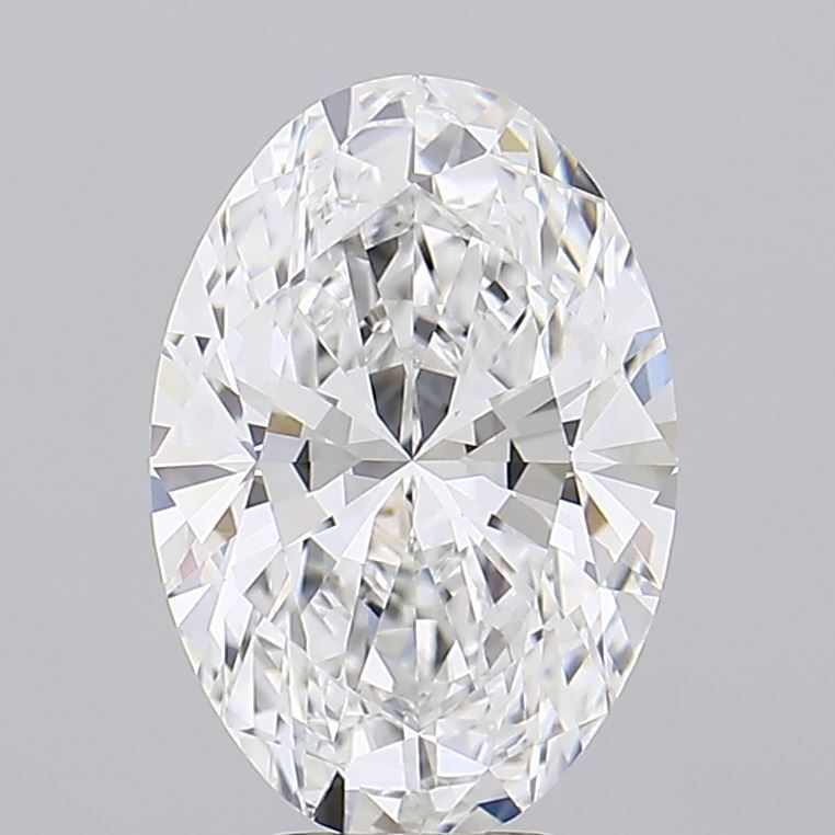 6.08 ct. oval Lab Grown Diamond front image