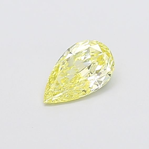 0.42 CT Fancy Yellow PEAR