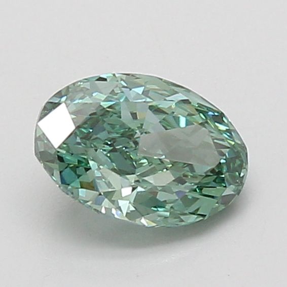 1.0 CT Fancy Vivid Green OVAL