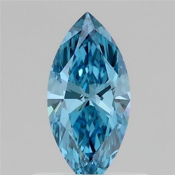 0.51 CT Fancy Vivid Blue MARQUISE