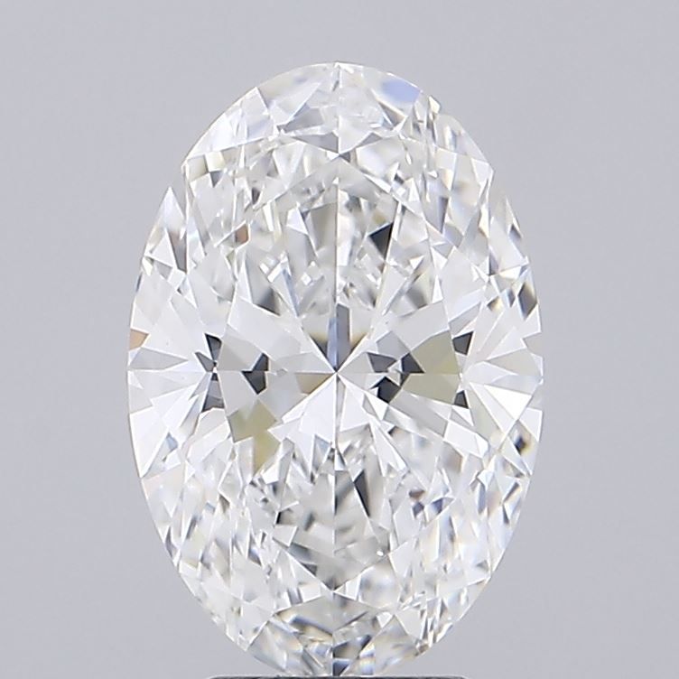4.10 ct. oval Lab Grown Diamond front image
