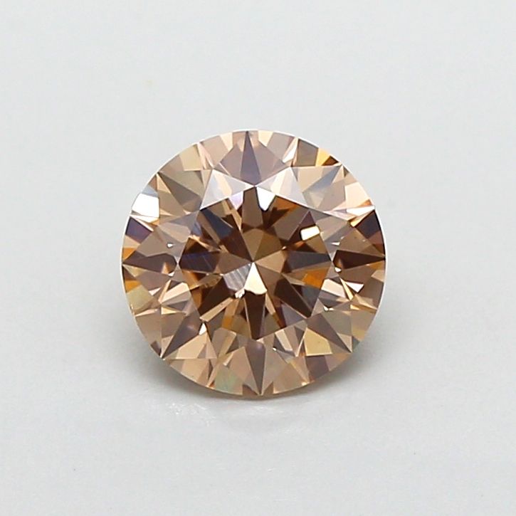 1.0 CT Fancy Light Brown ROUND
