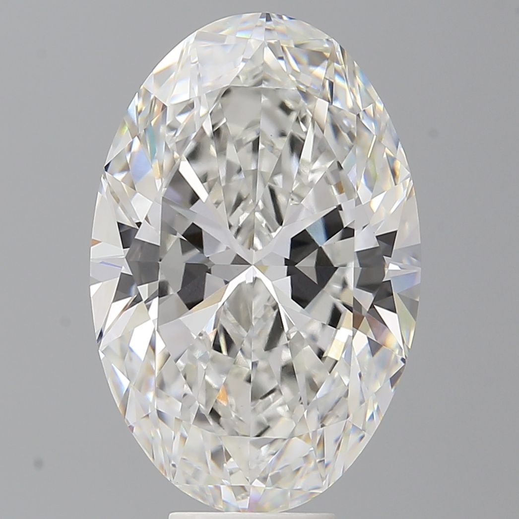 9.60 ct. oval Lab Grown Diamond front image
